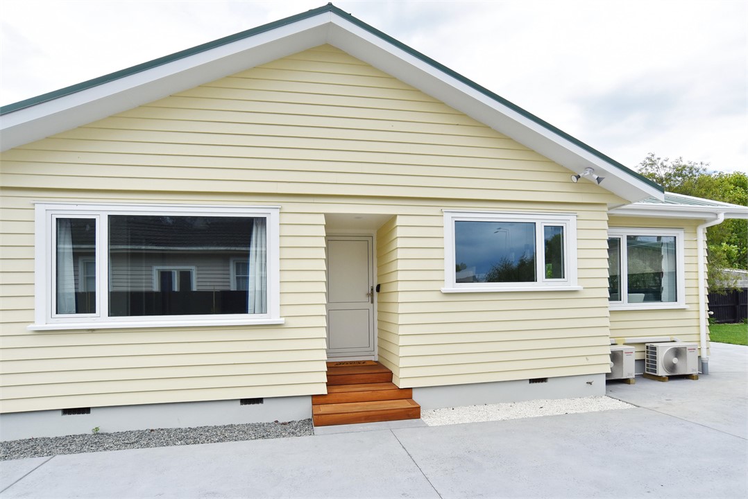 Front entrance of house