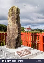 Kupe's anchor stone at Pakanae Marae