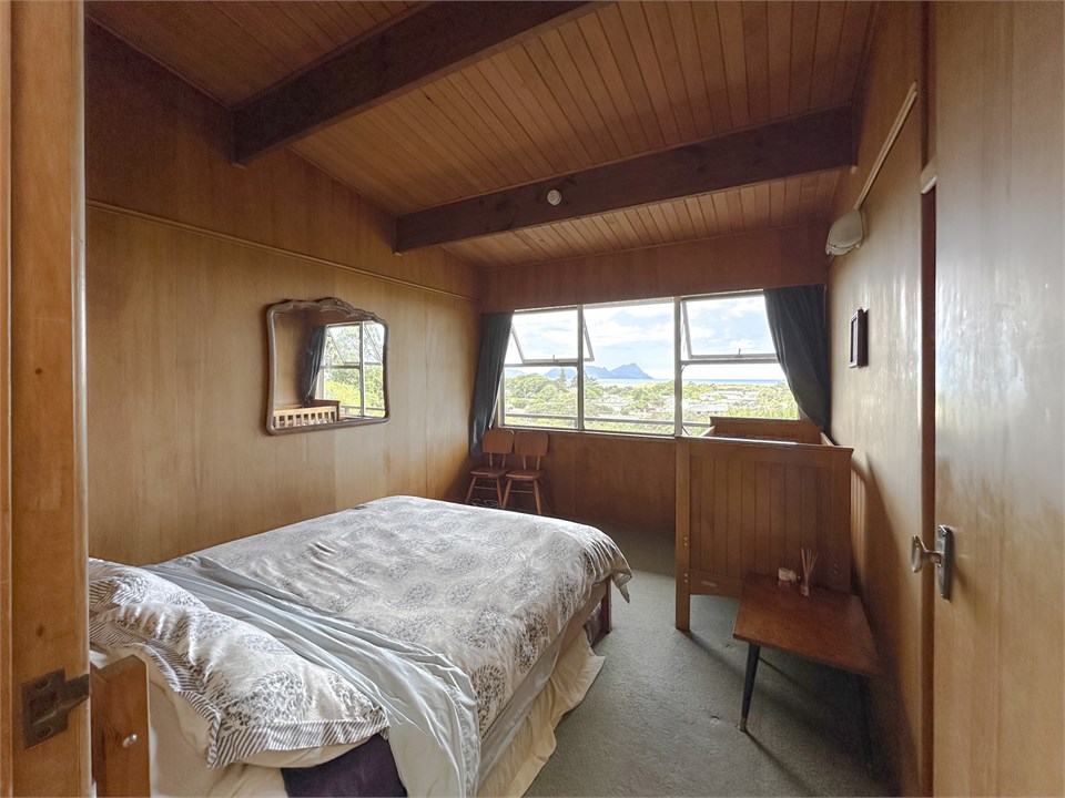 East bedroom with a beautiful outlook
