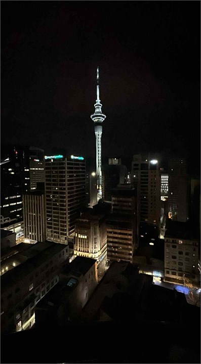 Sky Tower view from the master