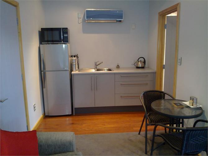 Kitchen inside unit