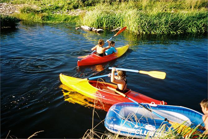 Kayaking in Lagoon