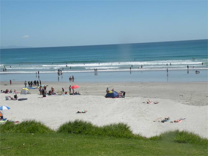 Enjoy the sun and surf, just across the road.