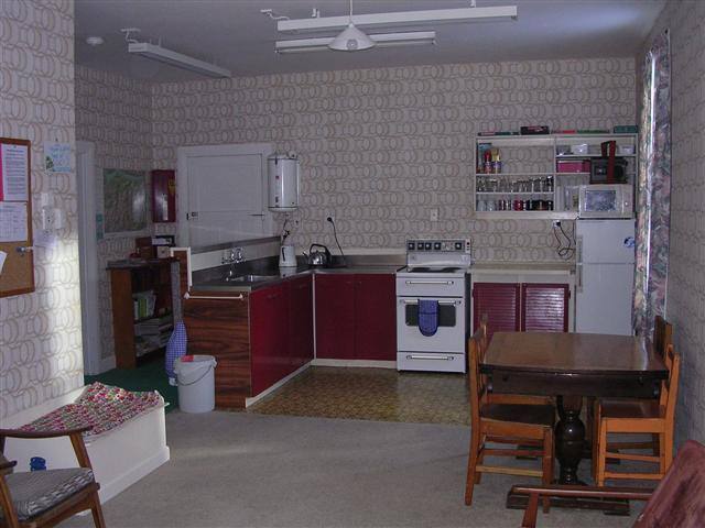 Kitchen area of communal room