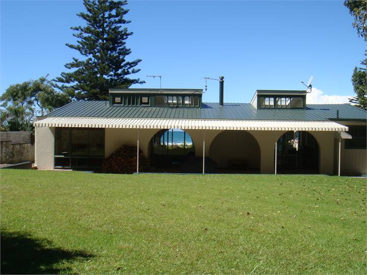 Rear of property looking towards beach
