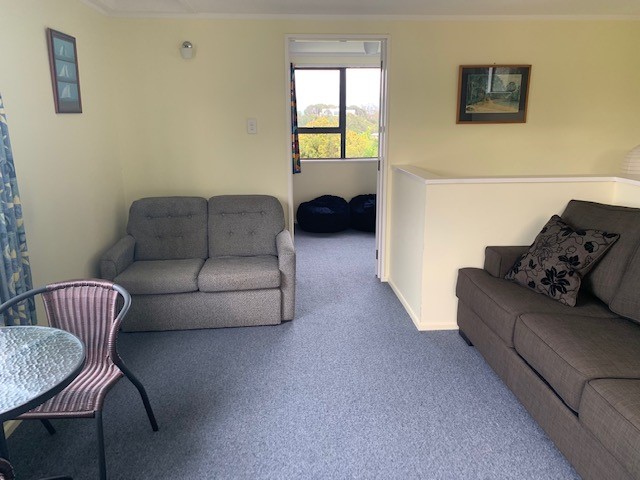 upstairs lounge with sofa bed