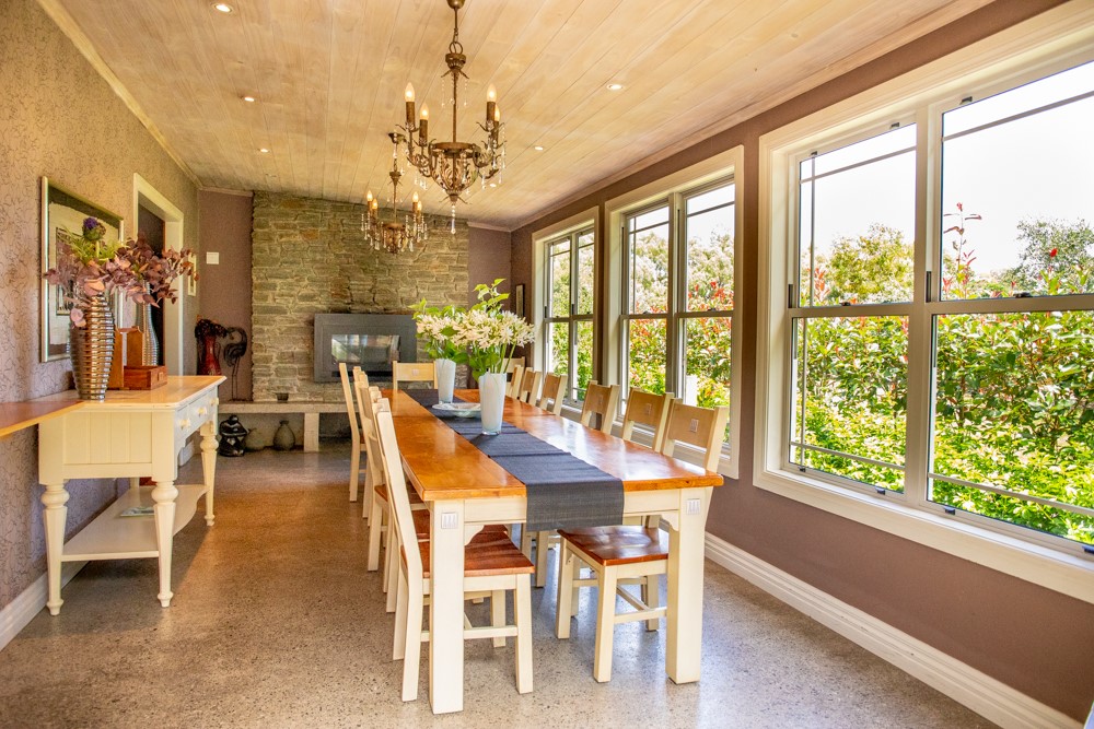 Remote heater with flame ambience.