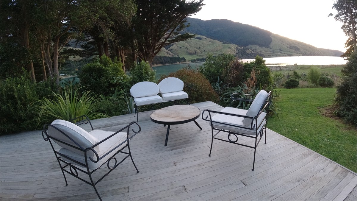 Somewhere to lounge while the sun goes down