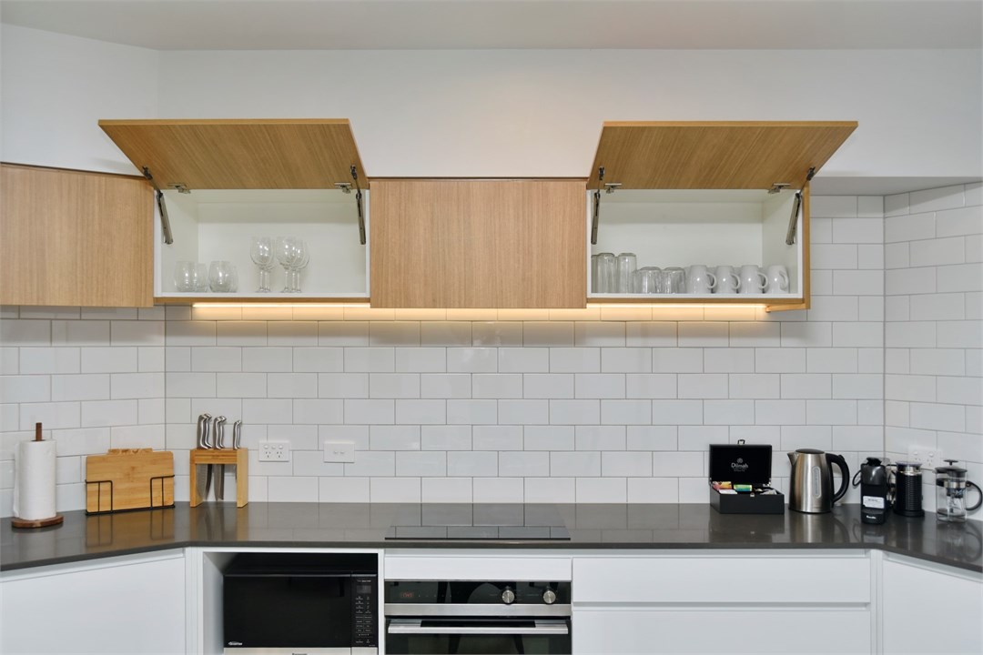 Kitchen area is fully equipped