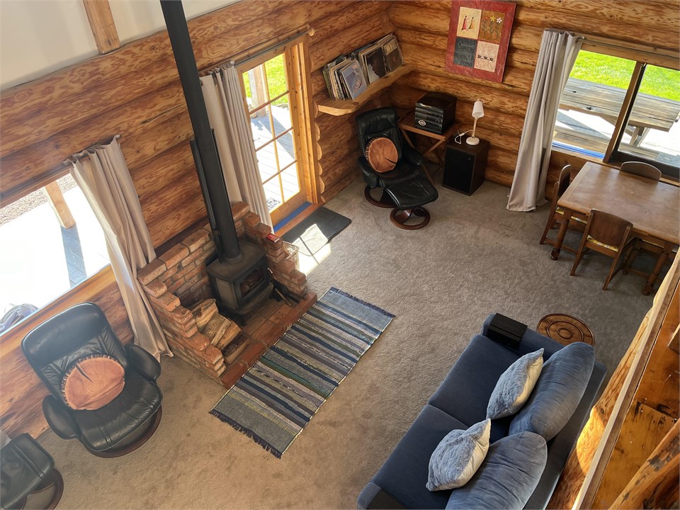 Living room from upstairs