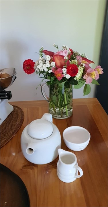 Fresh flowers from the garden