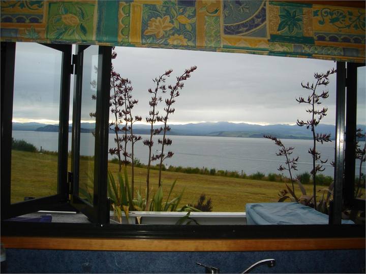 View from kitchen