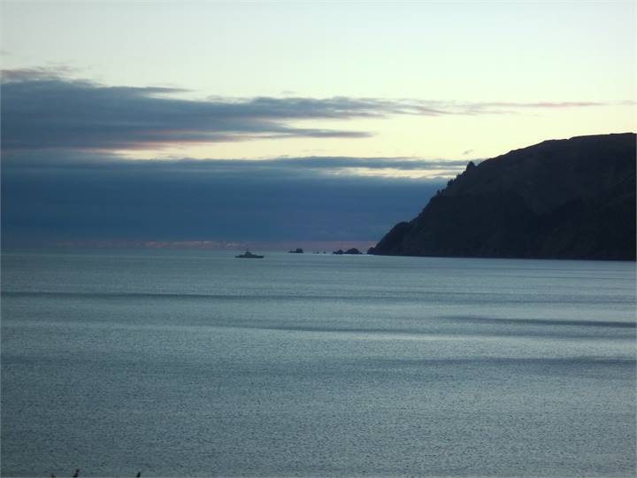 View towards Whangamoa Heads