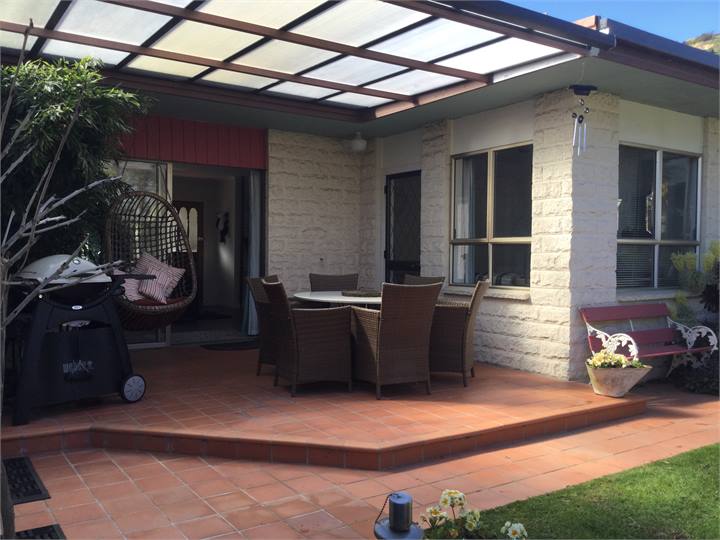 Hanging chair and Weber BBQ