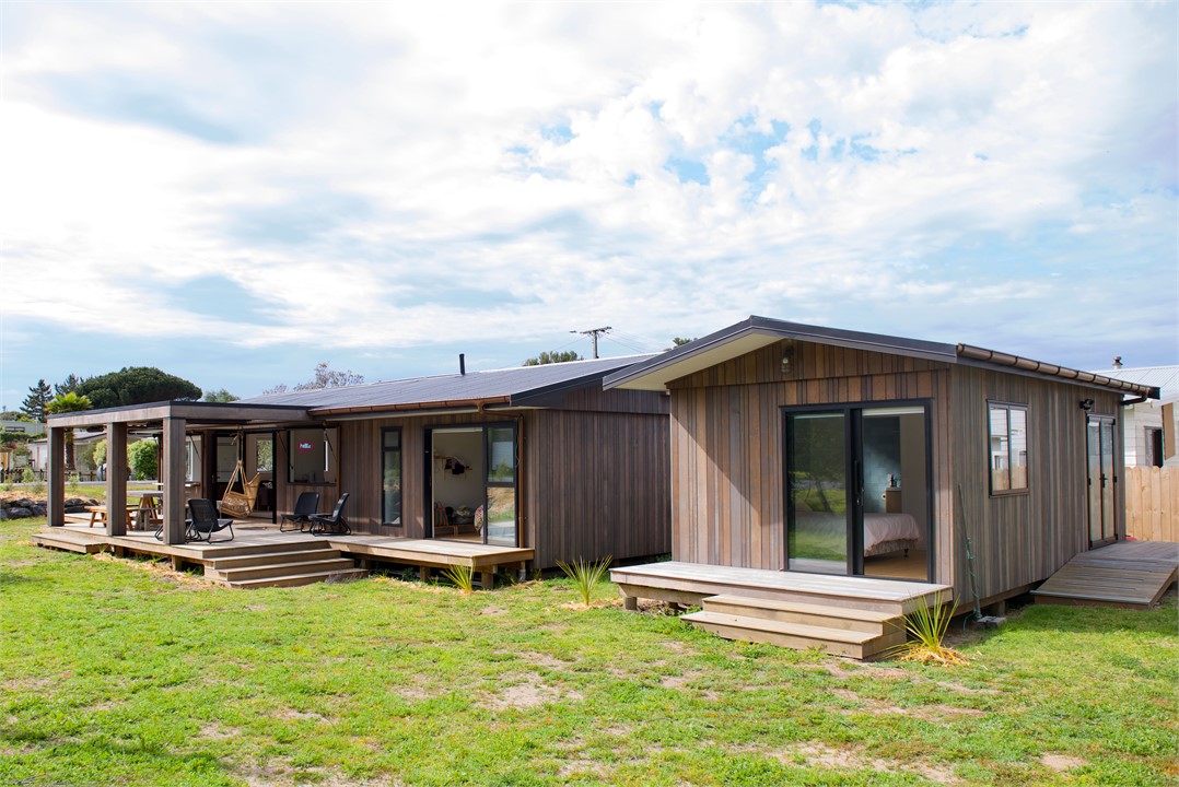 Main house and boat shed