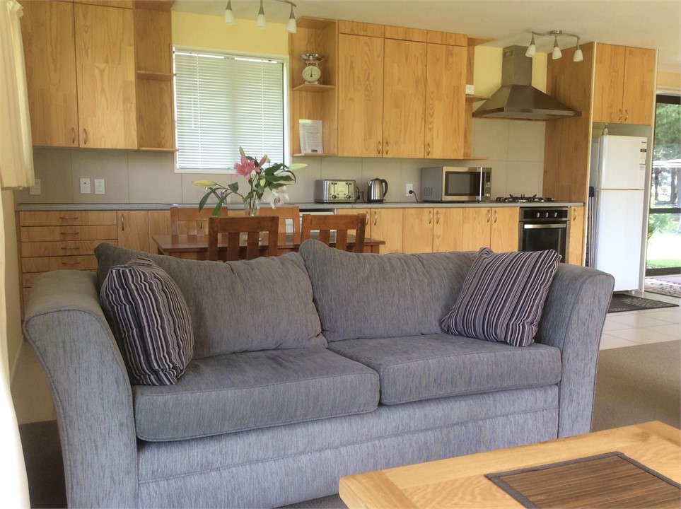 Living Area & Kitchen