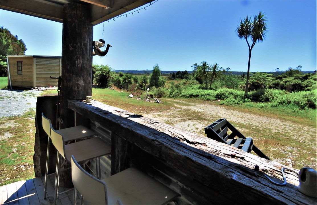 View from kitchen area.