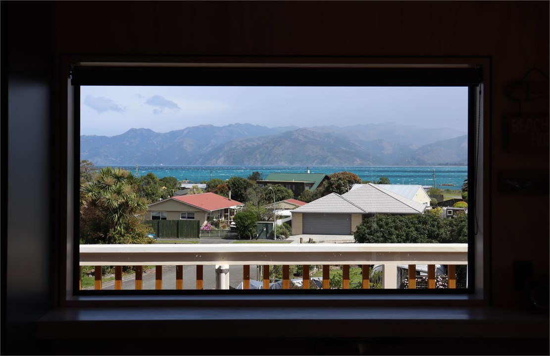 The view from the coffee/breakfast bar