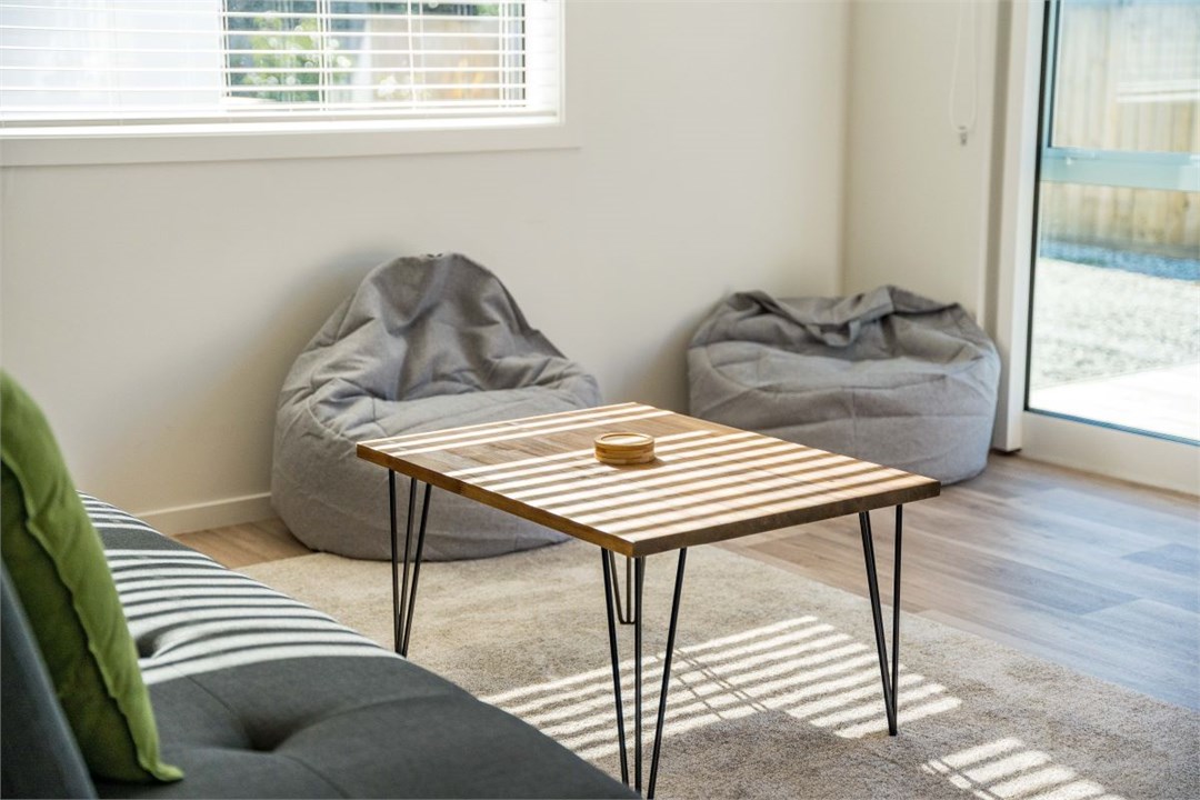 Open plan living area with indoor/outdoor flow