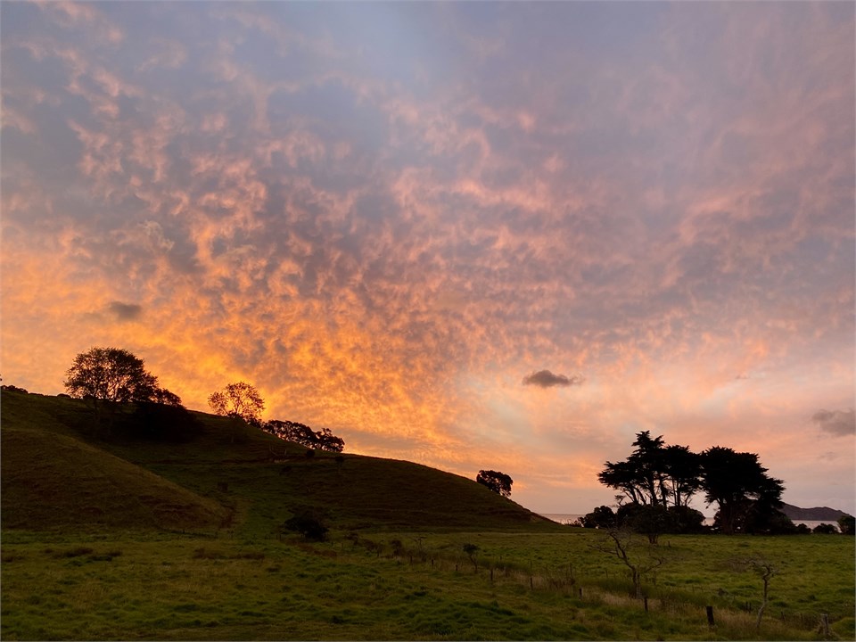 Spectacular Sunsets from the house