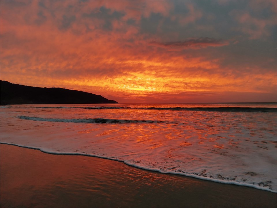 Beautiful west coast sunsets