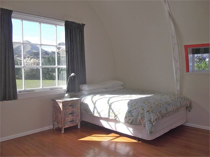 bedroom facing the hills