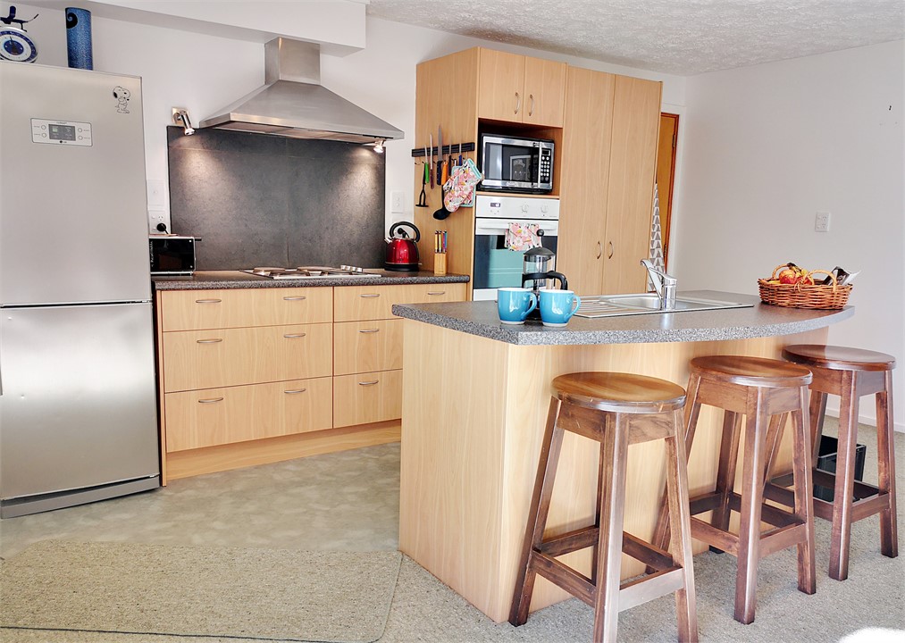 Cook up a storm in the fully equipped kitchen