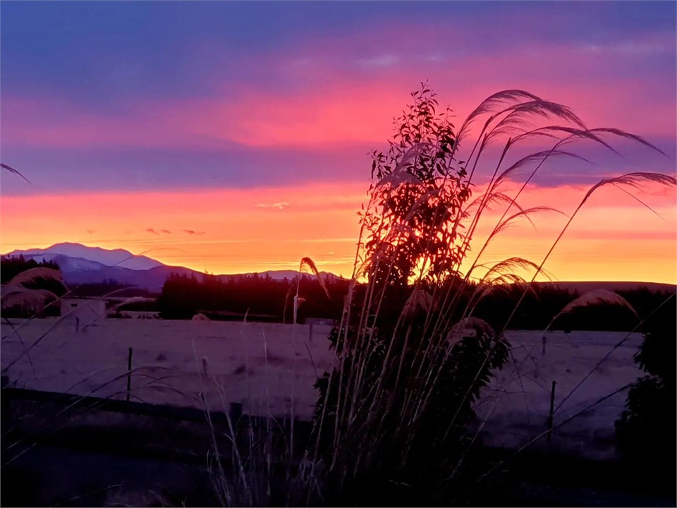 Sunrise from the deck
