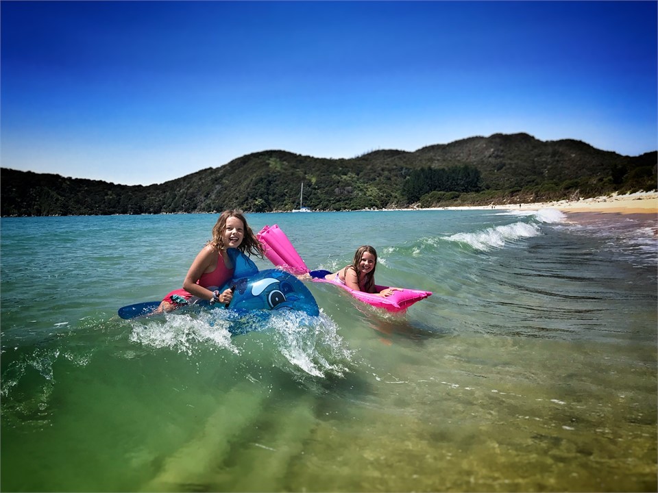 Ride the crystal clear waters