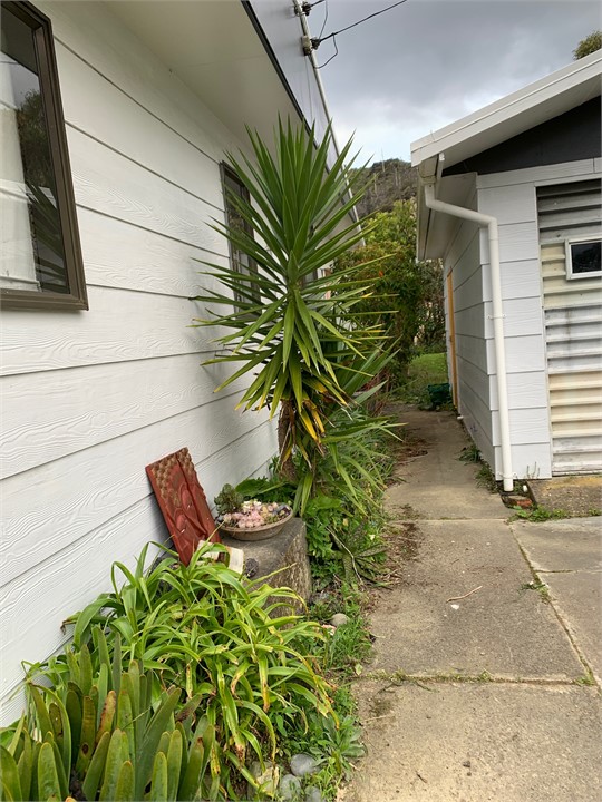 Back door entrance between garage and main house