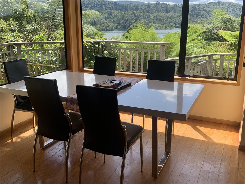 Views from the dining table.