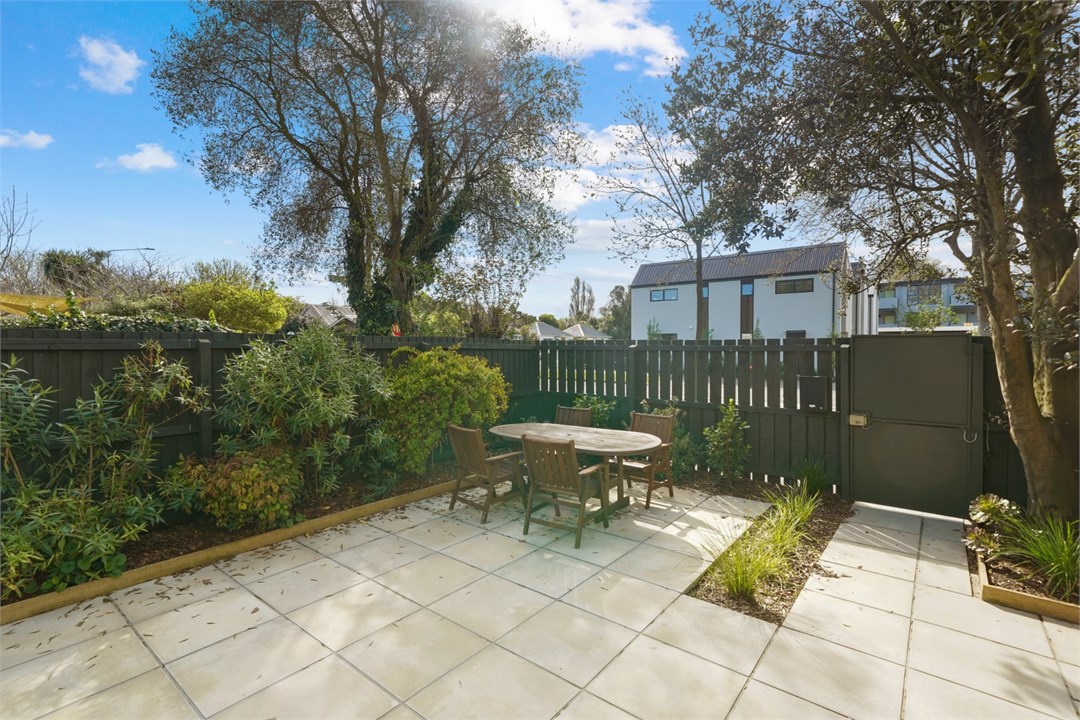View of seating area outside