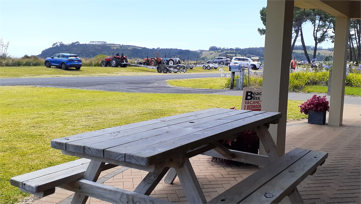 The Beach is just across the road