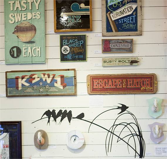 Coolstore Gallery with local artist's work