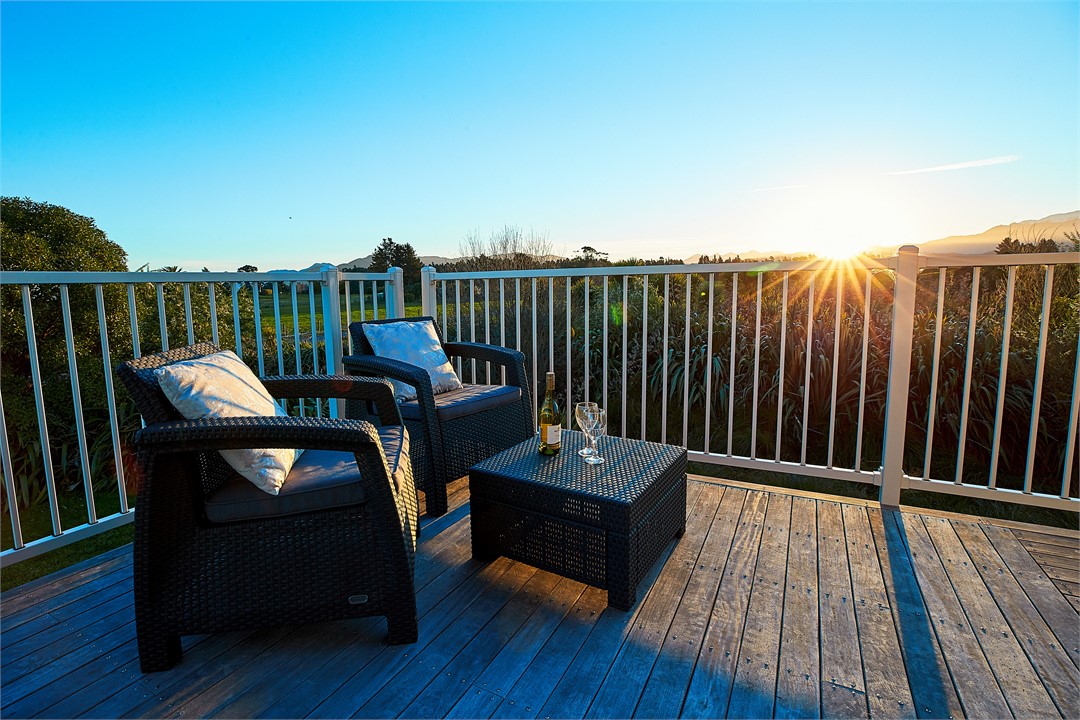 Out door living on extensive decks