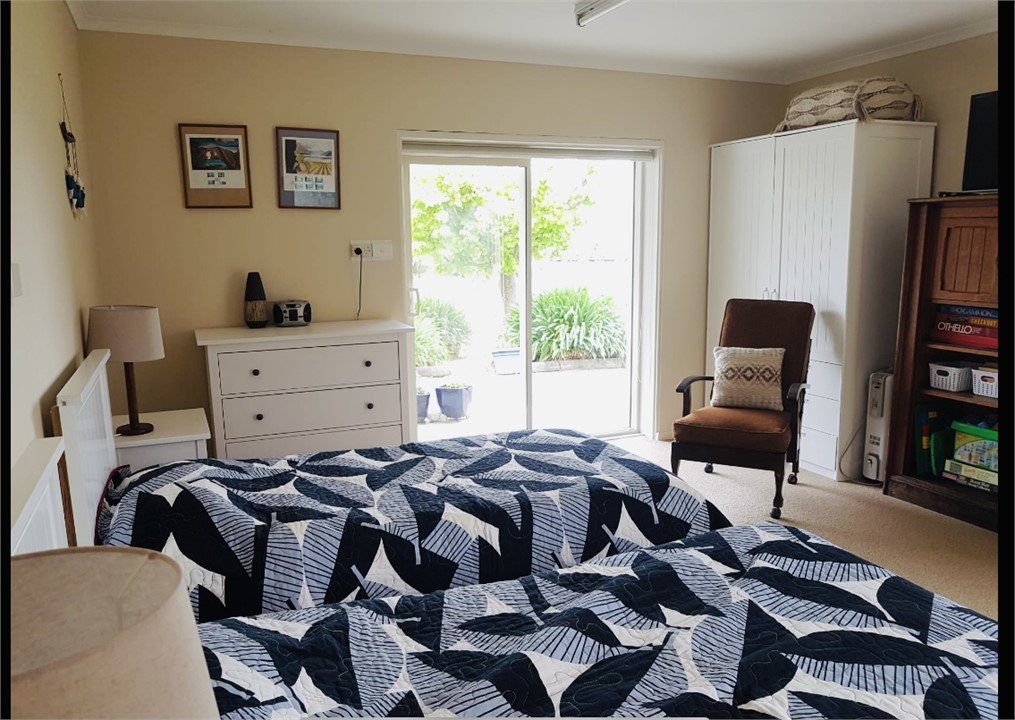 Plenty of space, storage and TV located downstairs