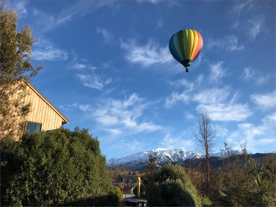 Watch the hot air balloons