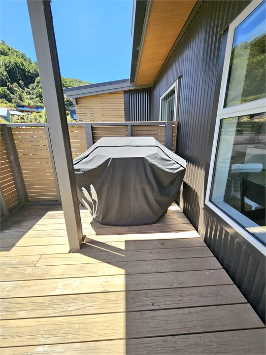 BBQ including the gas bottle