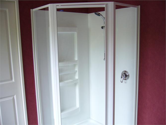 Shower....yes, we have running water!