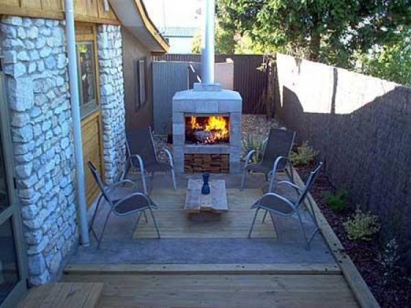 Unique outdoor fire