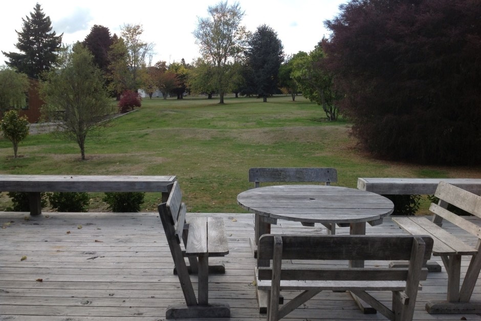 View from deck over local gold course