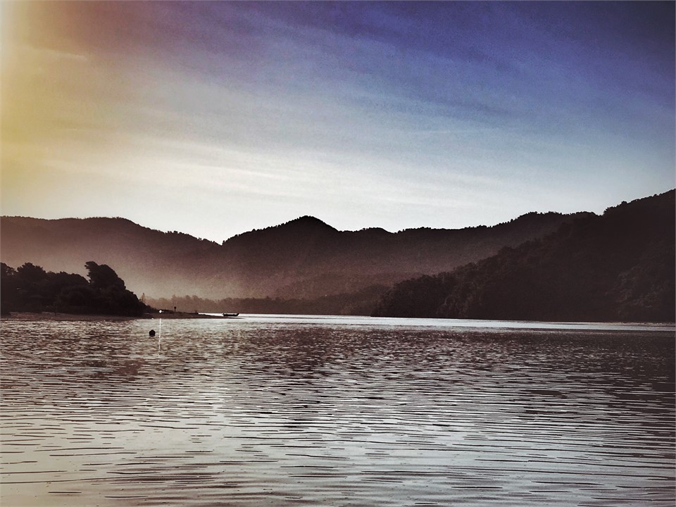 Sunset views of the estuary from your own jetty,