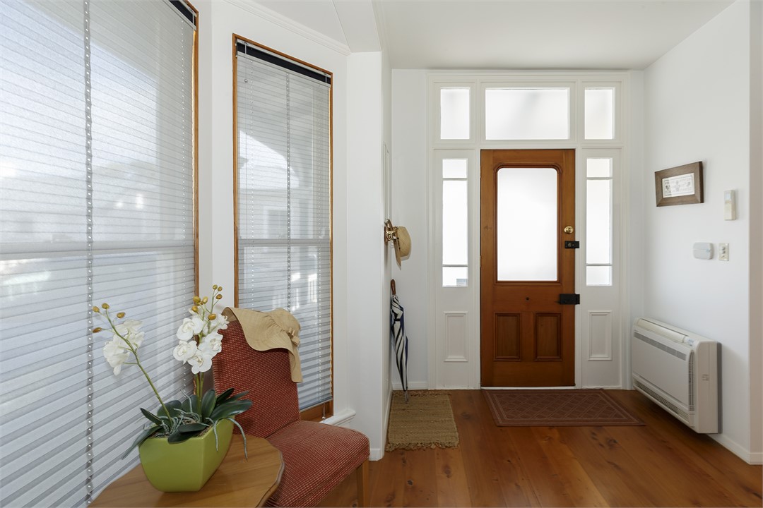 Front door and entrance