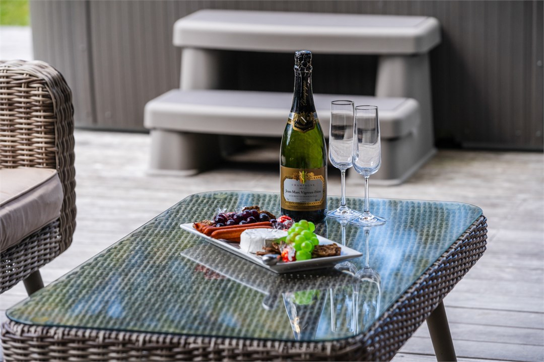 Relax by the spa pool