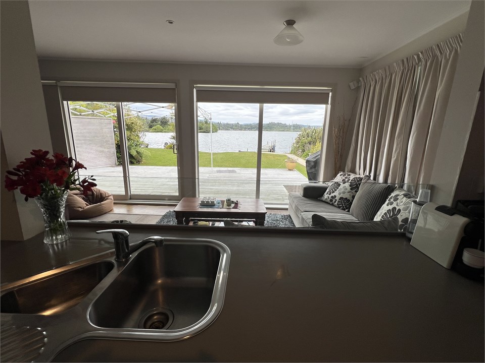 view from the kitchen