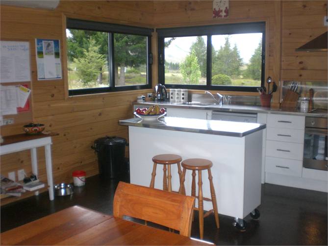 Kitchen view to north & garden area