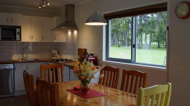 Farmhouse kitchen with full modern convenience