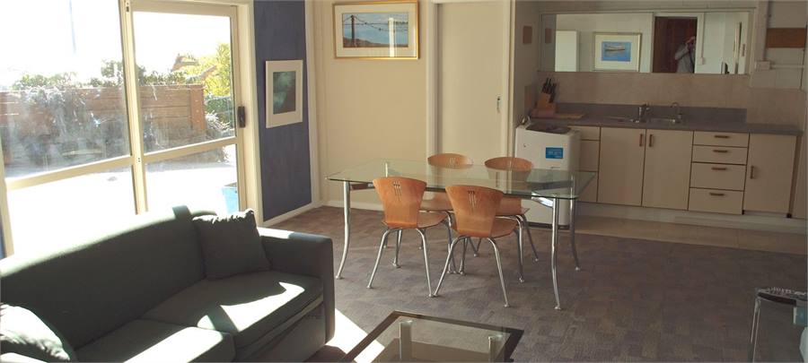 Downstairs living/Bedroom 4 - Double & Sofa bed by