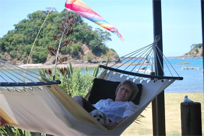 Hammock relaxation on the verandah