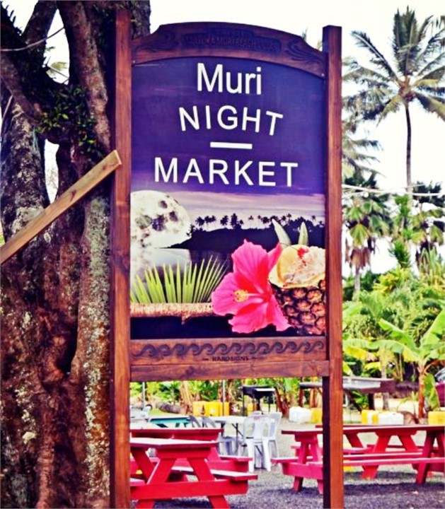 Muri Night Market is a few minutes walk